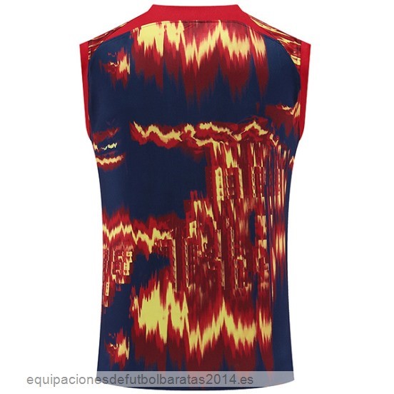 Nuevo Entrenamiento Sin Mangas Leipzig 23/24 Rojo Azul Baratas